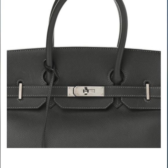 Authentic 2008 Hermes Birkin 35 Epsom calfskin leather handbag - Picture 2 of 9